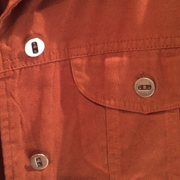 Chico's microsuede shirt jacket - Picture 3 of 3